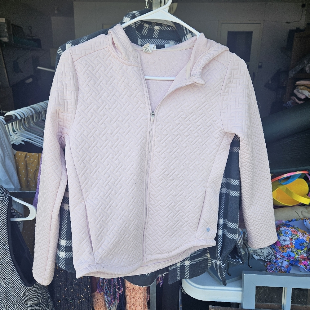 Zip Up light pink Hoodie
